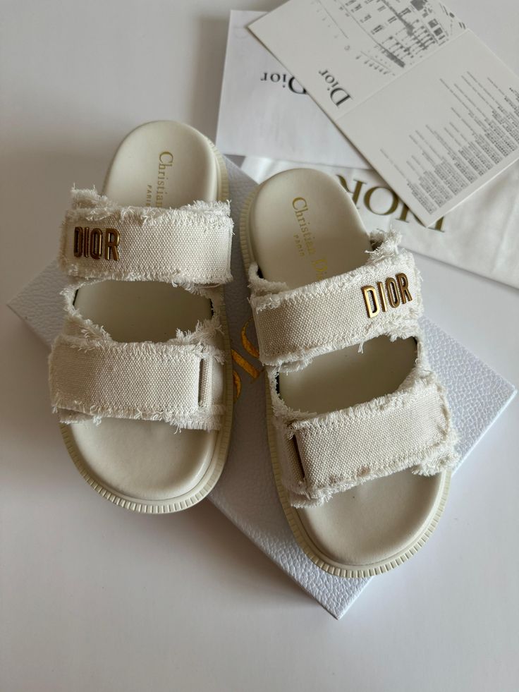 Sandales Dior Blanches