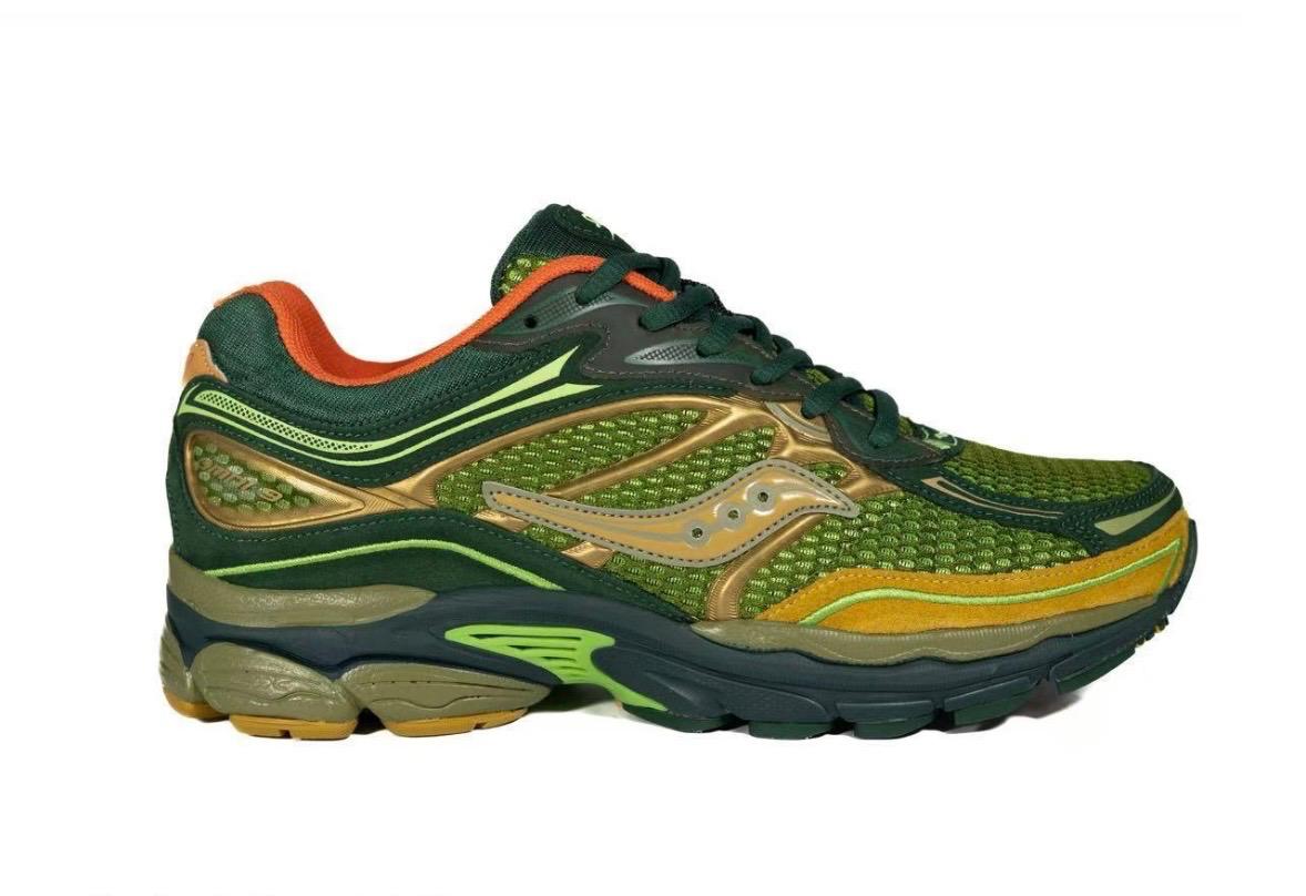 Saucony Progrid Omni 9 Verte Jaune