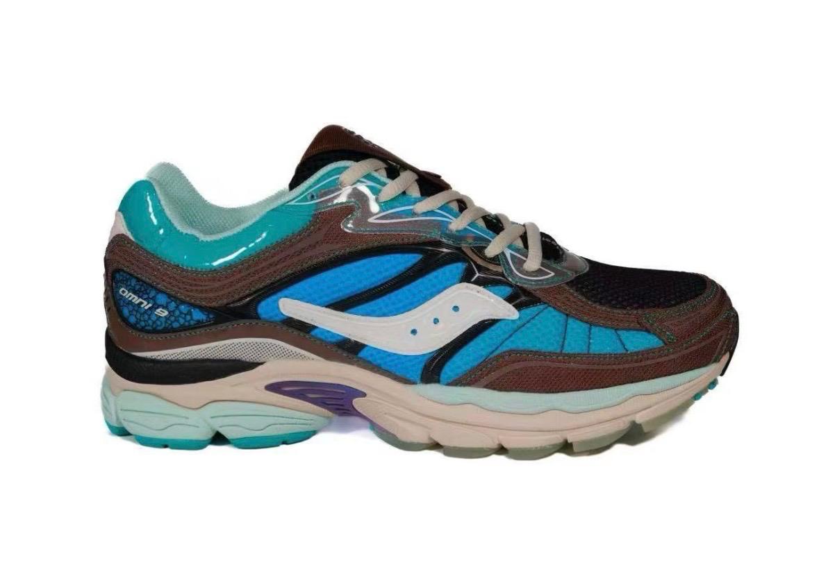 Saucony Progrid Omni 9 Bleu Marron