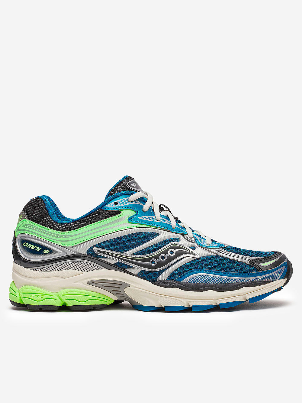 Saucony Progrid Omni 9 Bleue & Verte