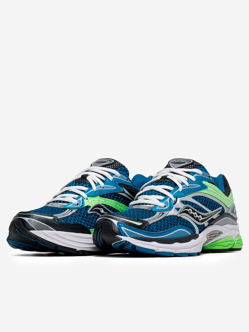 Saucony Progrid Omni 9 Bleue & Verte