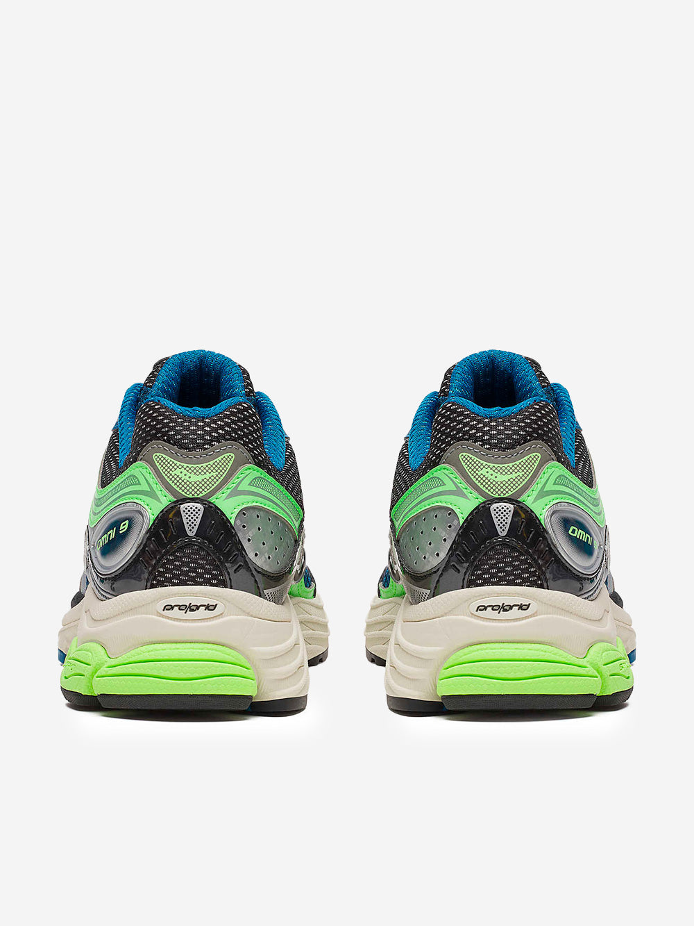 Saucony Progrid Omni 9 Bleue & Verte