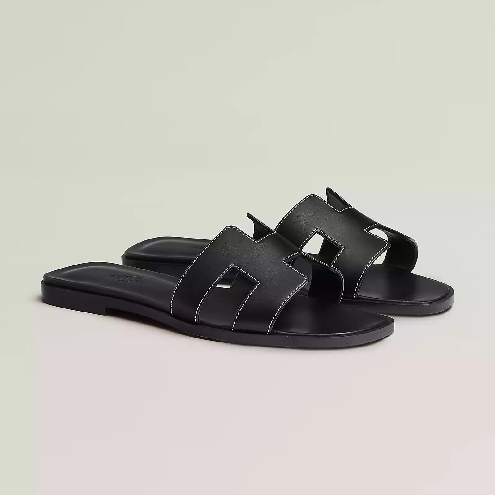 Hermès Sandales Oran - Noir