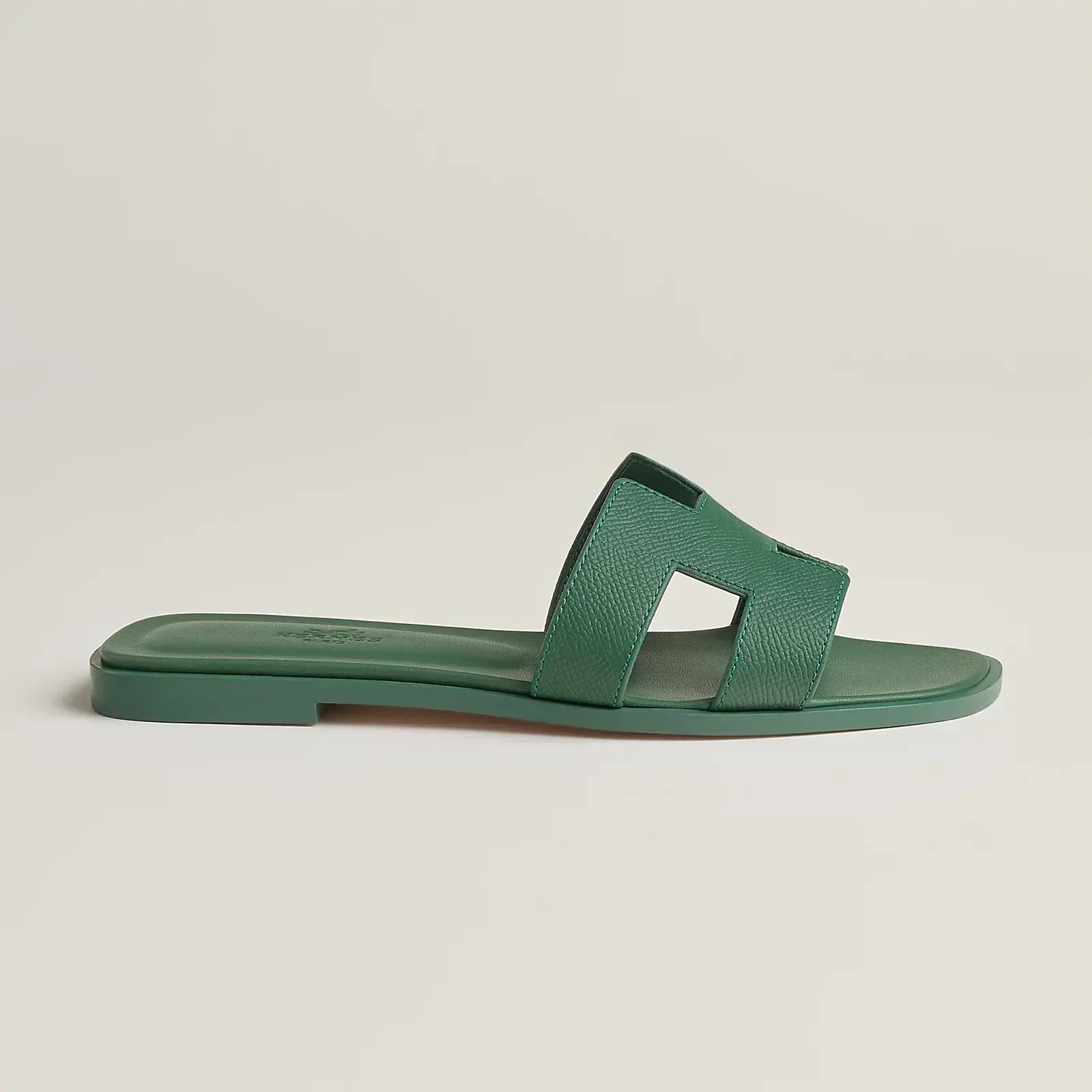 Hermès Sandales Oran - Ivy Green