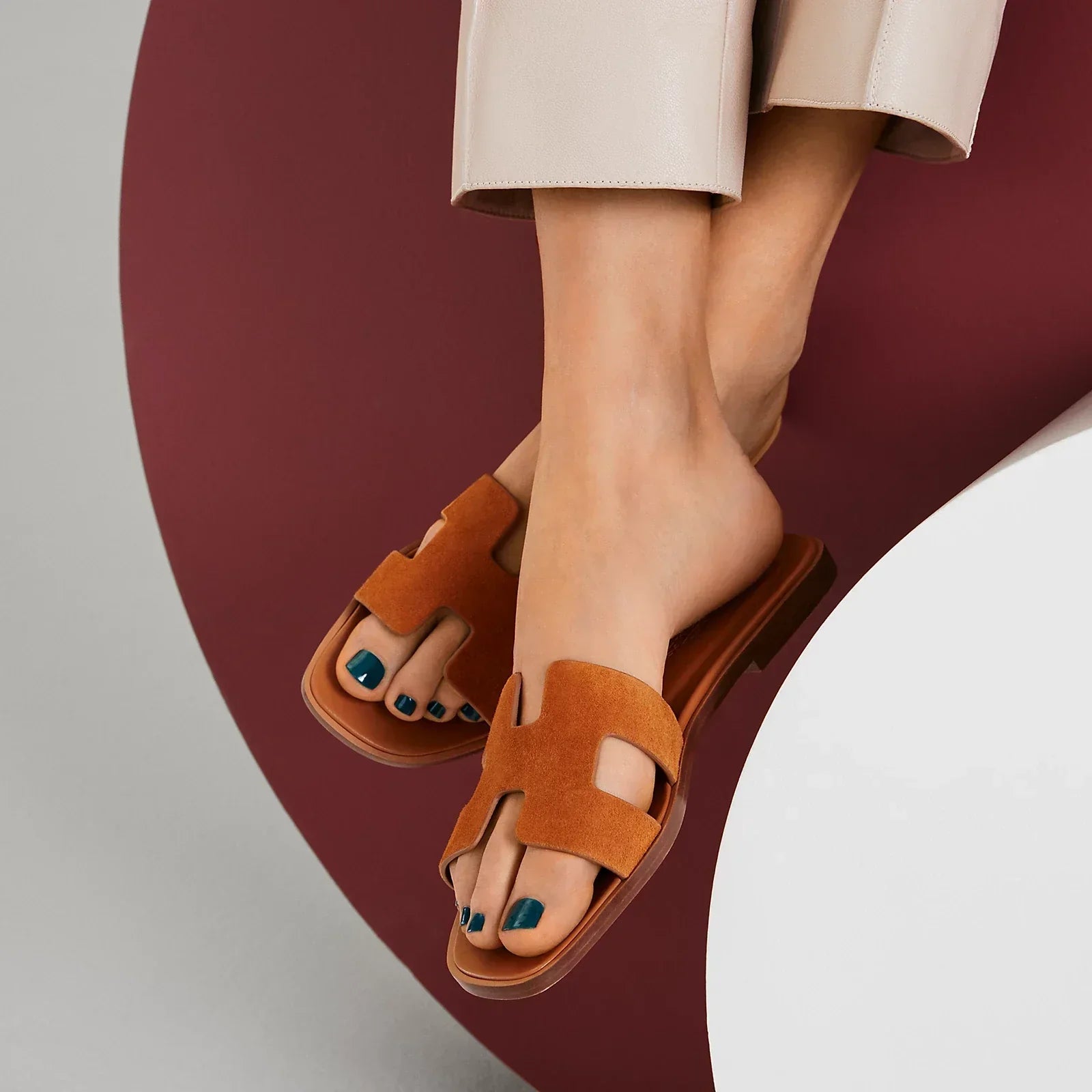 Hermès Sandales Oran - Naturel