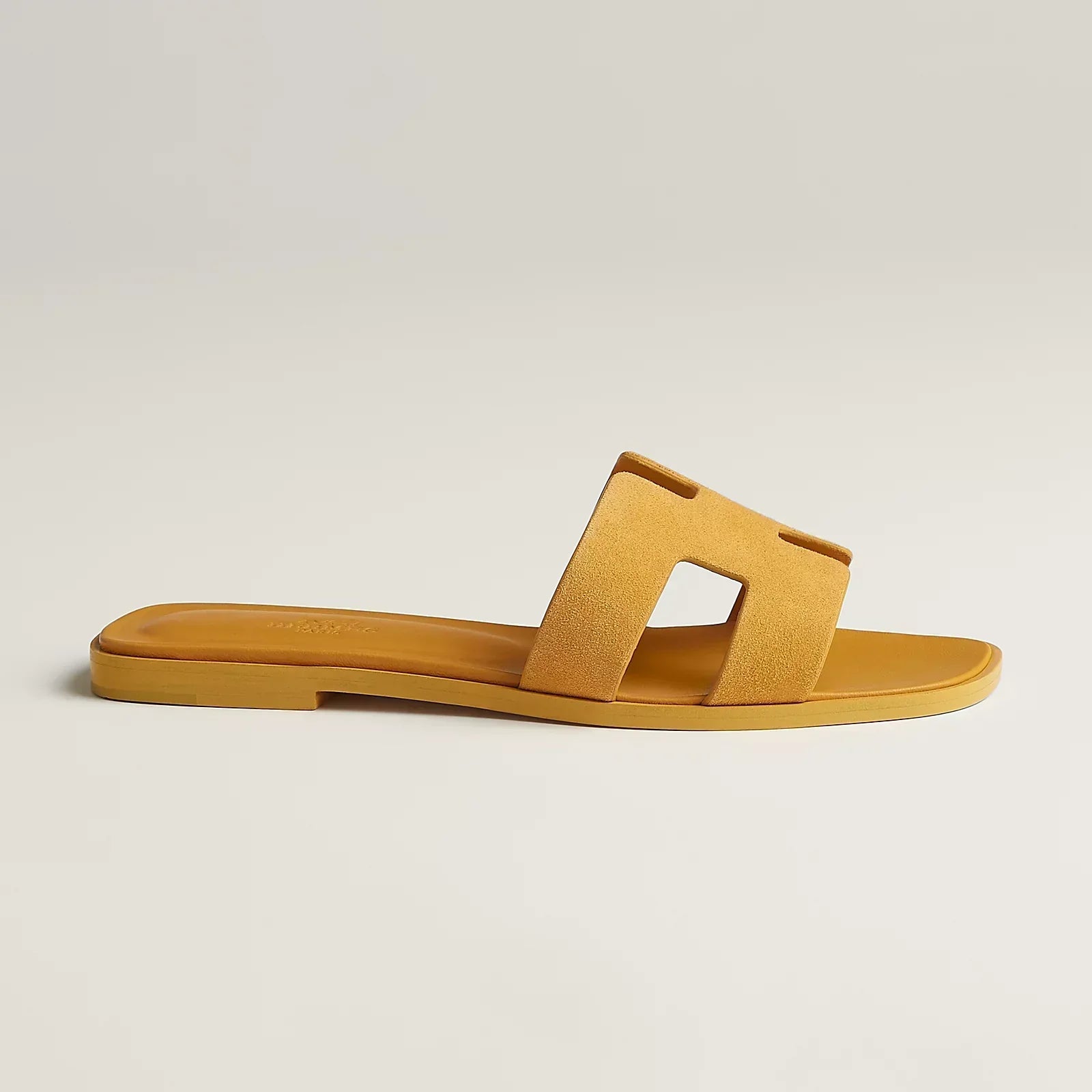 Hermès Sandales Oran - Laiton jaune