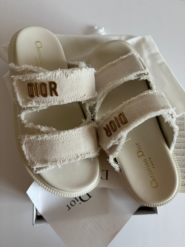 Sandales Dior Blanches