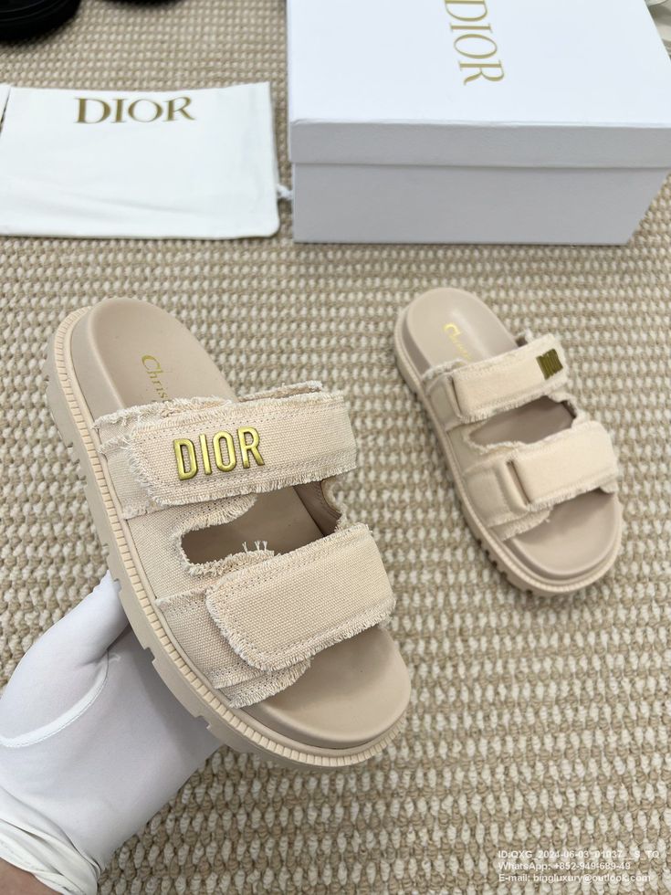 Sandales Dior Beige