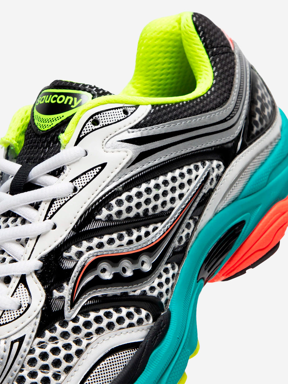Saucony ProGrid Omni 9 Original Blanche & Multicolore