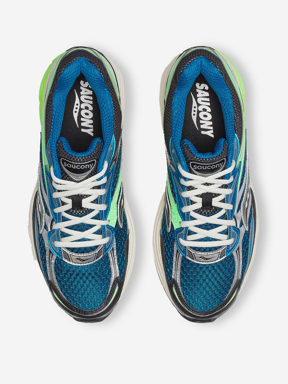 Saucony Progrid Omni 9 Bleue & Verte