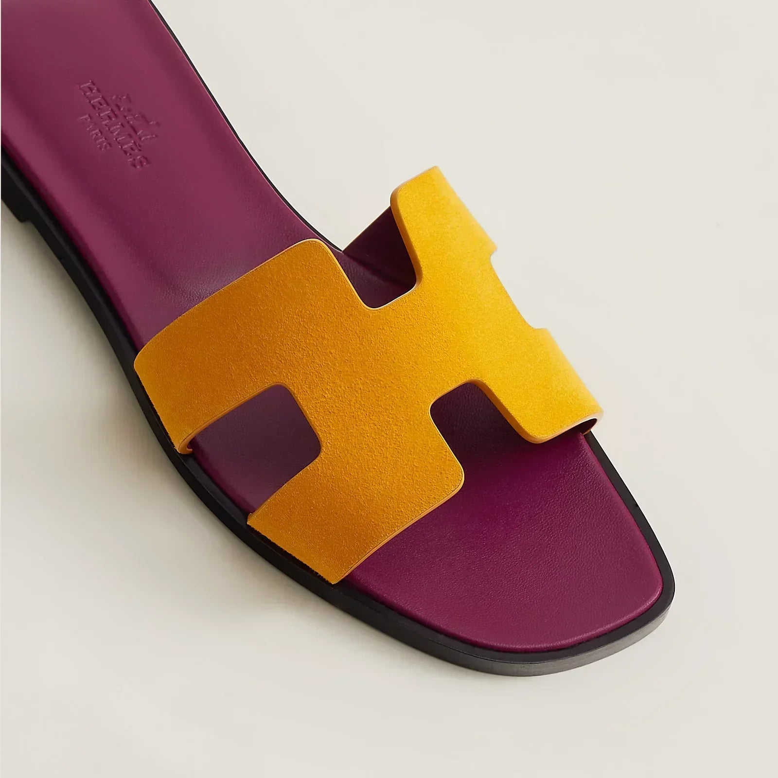 Hermès Sandales Oran - Jaune Topaze