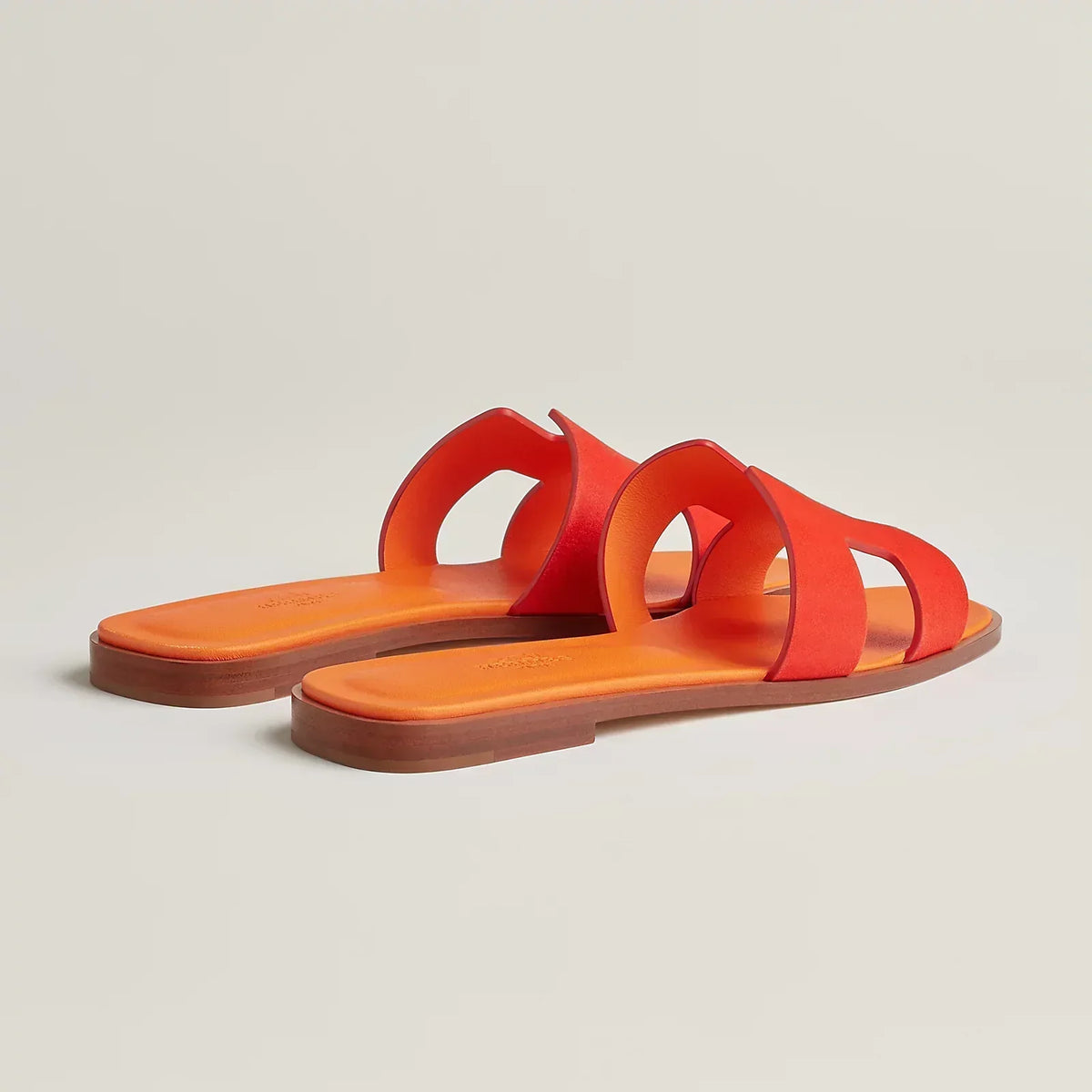 Hermès Sandales Oran - Écarlate